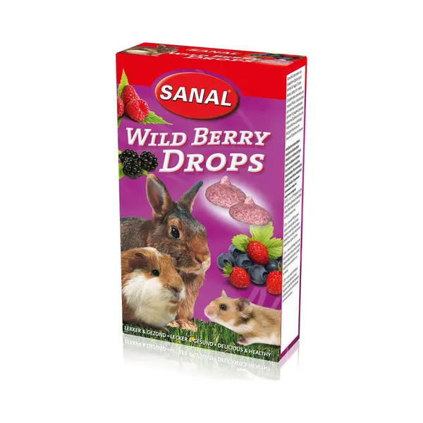 Sanal Wild Berry Drops Knaagd 45gr thumbnail