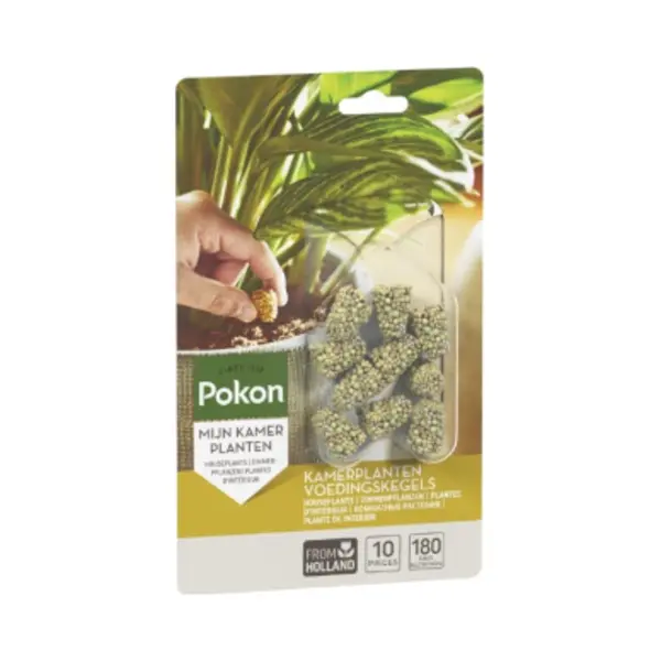 Pokon Kamerplanten Voedingskegels - 10st - Plantenvoeding - 6 Maanden Voeding thumbnail