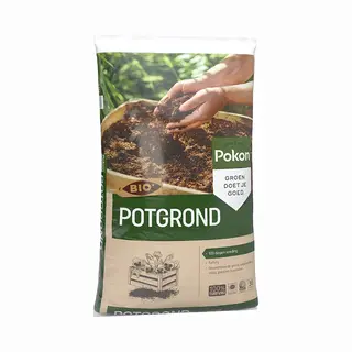 Pokon Bio Turfvrije Potgrond - 30l - Voor Binnen En Buiten - 100 Dagen Voeding - Potgrond Universeel