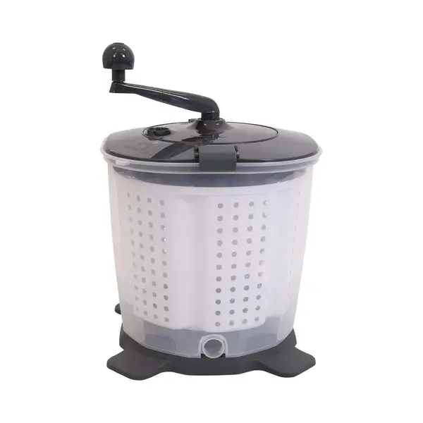 Bo-Camp Mobile Mini Camping Reise Hand Waschmaschine Kurbel Wäsche Trockner 2kg thumbnail