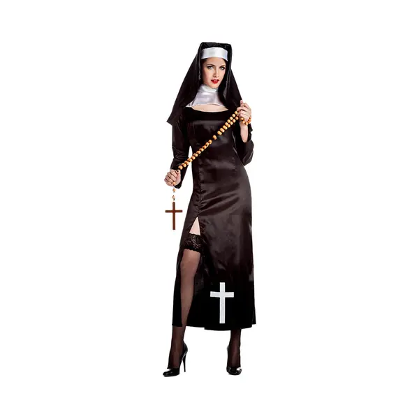 Boland - Kostüm Freche Nonne Für Damen, 2-teilig, Faschingskostüm Für Mottoparty, Halloween Oder Karneval thumbnail