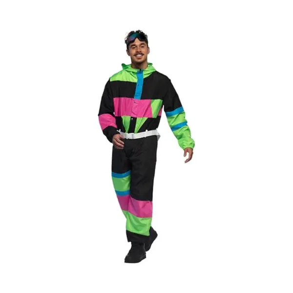 Boland - Skipak 80's Dude (M) - Volwassenen - - Grappig - Fout - Carnaval thumbnail
