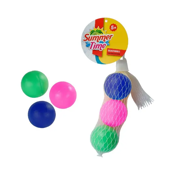 Summertime Beachball ballen 3st in net thumbnail