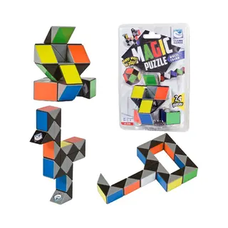 Magic Puzzle 24 delig Multicolor
