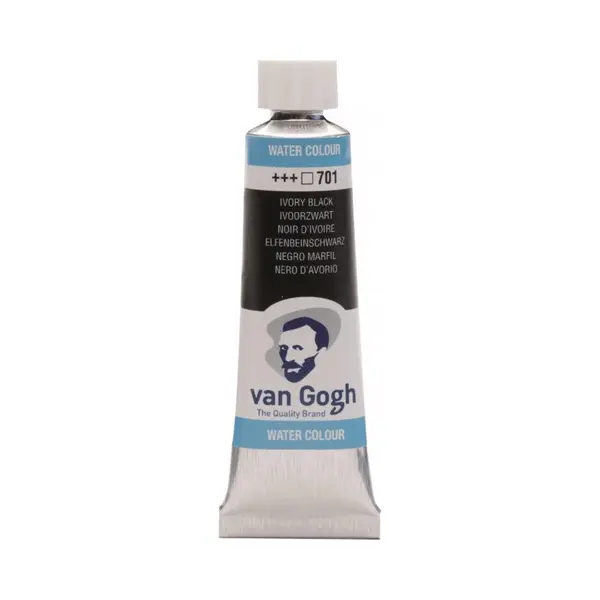 Van Gogh Aquarelverf Tube - 10 Ml 701 Ivoorzwart thumbnail