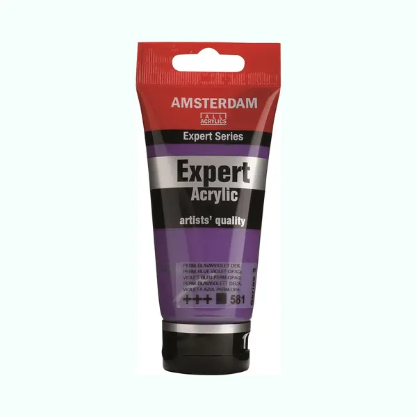 Amsterdam Expert Series Acrylic Paint - Permanentblauviolett 581 - Deckend - 75 Ml Tube - Künstlerqualität - Hohe Pigmentkonzentration thumbnail