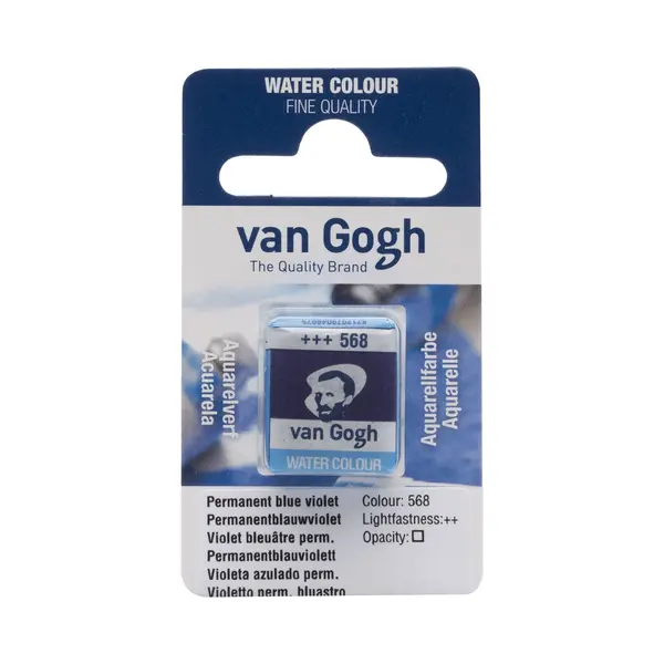 Aquarelverf - 568 Permanentblauwviolet - Van Gogh - Napje thumbnail