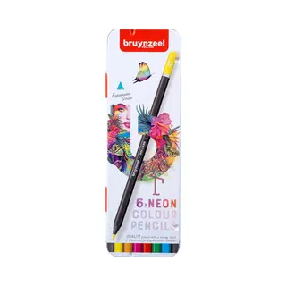 Bruynzeel 60312006 Farbbleistift Blau, Grün, Orange, Pink, Rot, Gelb 6 Stück(e)