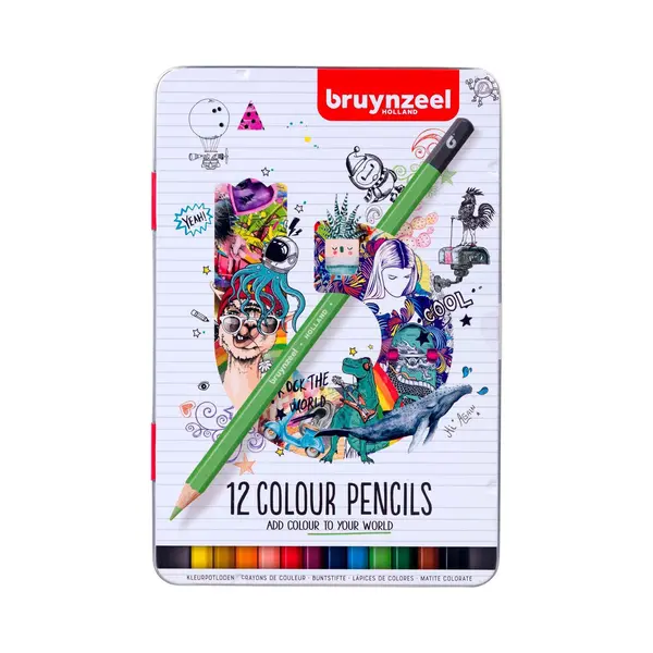 Bruynzeel Kleurpotloden Blik | 12 Kleuren thumbnail