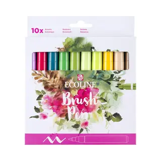 Ecoline Brush Pen Set Botanisch | 10 Colours