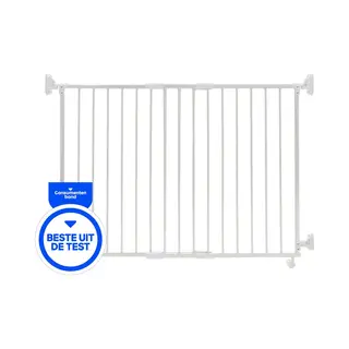 SafetyThings Traphekje - Op Wielen - Uitschuifbaar 80 - 130 Cm - Wit