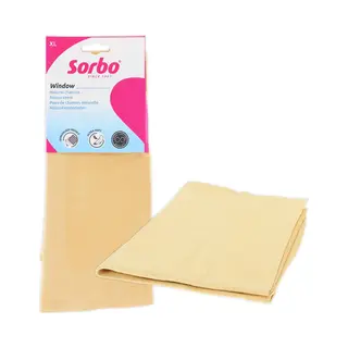 Sorbo Natuurzeem Xl – 38x59 Cm – Echt Schapenleer – Superieure Absorptie Voor Streeploze Reiniging