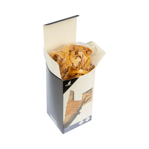 Kangaro Elastiek - Nr. 77 - 125 X 8 Mm - 500 Gram - Naturel - Brede Elastieken - Post Elastiek - K-5012-500 thumbnail