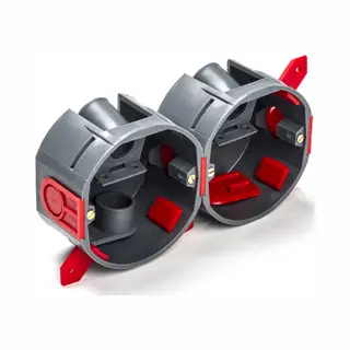 Attema Inbouwdoos Holle Wand - UHW40 - Ø5/8 - Grijs - 2 Stuks