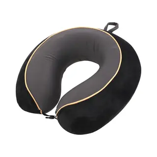 Travelsafe Nekkussen De Luxe - Memory Foam - Zwart Grijs