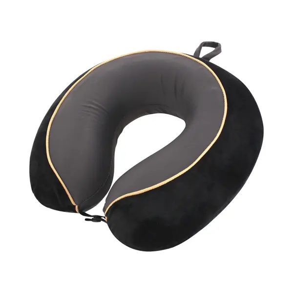Travelsafe Nekkussen De Luxe - Memory Foam - Zwart Grijs thumbnail