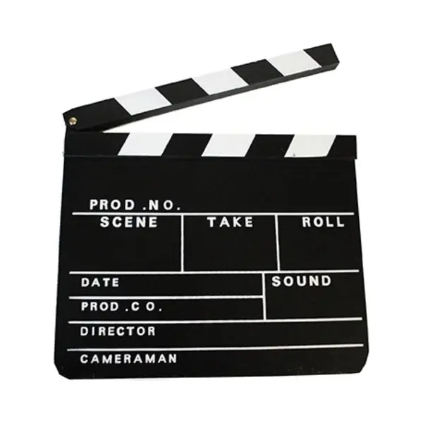 Krüger Film Regisseur Clipboard - Verkleed En Carnaval Atribuut - 30 X 26 Cm - Hollywood Films Thema thumbnail
