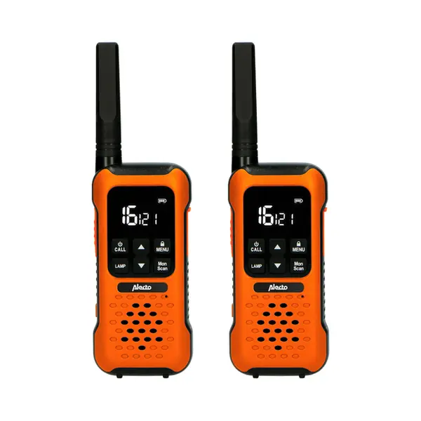 Alecto FR300OE Zwei-Wege-Funkgerät 446 MHz Schwarz, Orange thumbnail