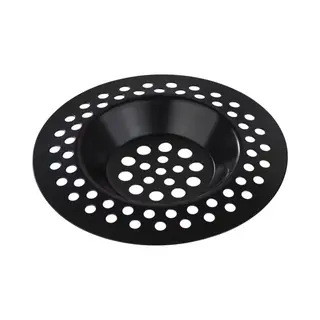 Gootsteenzeefje - Metaal - Zwart - D6, 5 Cm - Eenvoudig Afval Filteren