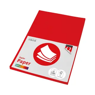 FastPrint Kopieerpapier Quantore Colour A4 160gr Felrood 50 Vel