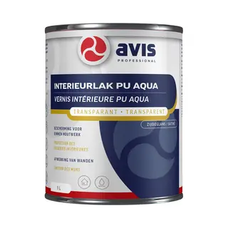 Avis Aqua Pu Lak - Satin - 1 Ltr