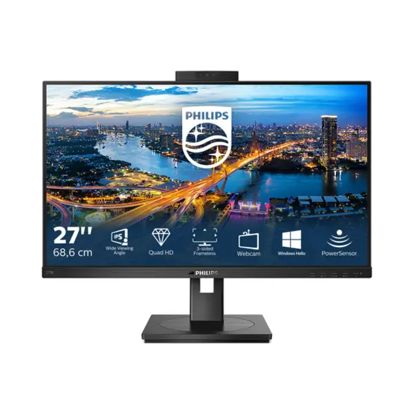Philips B Line 275B1H/00 computer monitor 68.6 cm (27") 2560 x 1440 pixels 2K Ultra Hd Led Black thumbnail