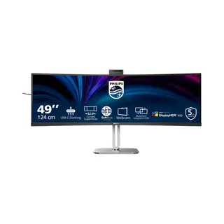 Philips 49B2U6900CH/00 Computerbildschirm 124 cm (48.8") 5120 x 1440 Pixel Dual Qhd Lcd Schwarz