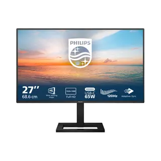 Philips 1000 series 27E1N1300AE/00 Computerbildschirm 68,6 cm (27") 1920 x 1080 Pixel Full Hd Lcd Schwarz