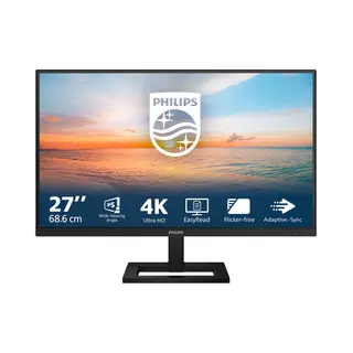 Philips 1000 series 27E1N1900AE/00 Computerbildschirm 68,6 cm (27") 3840 x 2160 Pixel 4K Ultra Hd Lcd Schwarz