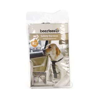 Beeztees 796138 Xl Zwart Nylon Hond Veiligheidsharnas voor stoelriem