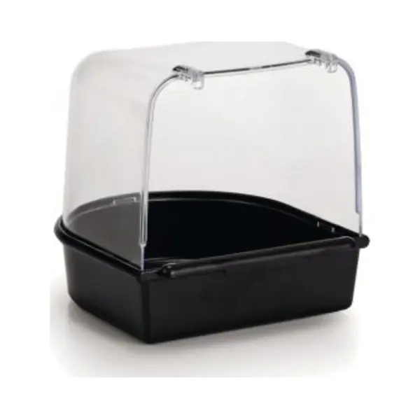 Beeztees 75082 Badehaus Aus Plastik, 13 X 13 X 13 Cm, Schwarz thumbnail