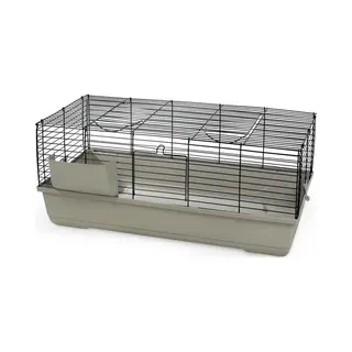 Beeztees Baldo - Konijnenkooi - Eenvoudig Schoon Te Maken - Mokka - 120x59x46 Cm