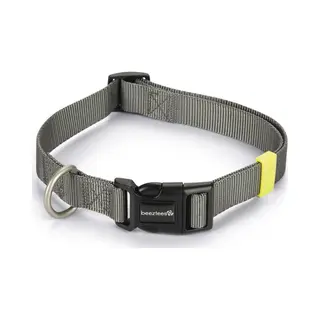 Beeztees 746563 Grijs Nylon Hond Standaard halsband