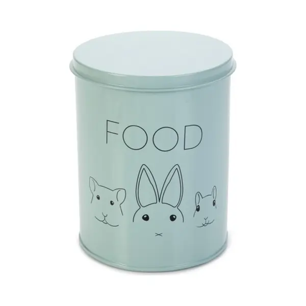 Beeztees 811131 opbergbak voor dierenvoer Huisdieren voedselopslagcontainer Roestvrijstaal Groen thumbnail
