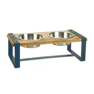 Designed by Lotte Entworfen von Lotte Karinto Hundefutter- und Wasserkombinationsspender