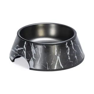 Designed By Lotte Eetbak Meis - Hondenvoerbak - Melamine - Zwart - 14 Cm - 160 Ml