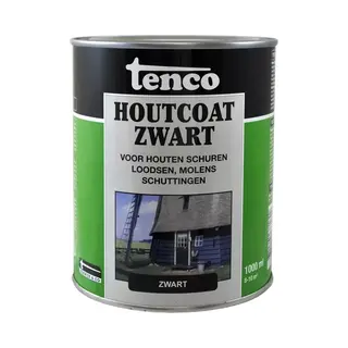 Tenco Houtcoat Teervrij - 1L - Zwart