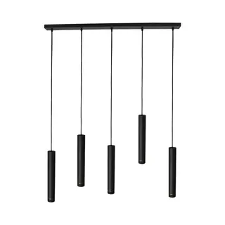 Steinhauer Mexlite - Hanglamp - DownLume - Zwart - Metaal - Grote Eettafellamp - GU10 - 4216ZW