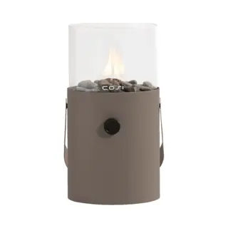 Cosiscoop Original Clay Gaslantaarn - Unieke Sfeermaker - Voor Binnen En Buiten - Brand 5 Tot 6 Uur Op Een Gascartouche
