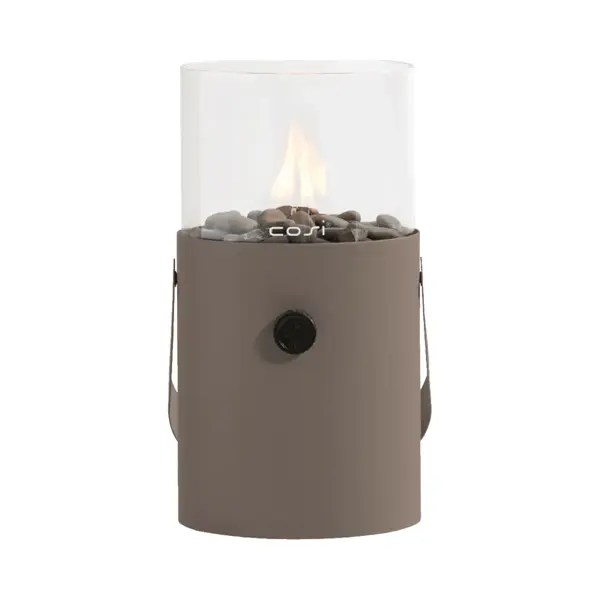Cosiscoop Original Clay Gaslantaarn - Unieke Sfeermaker - Voor Binnen En Buiten - Brand 5 Tot 6 Uur Op Een Gascartouche thumbnail