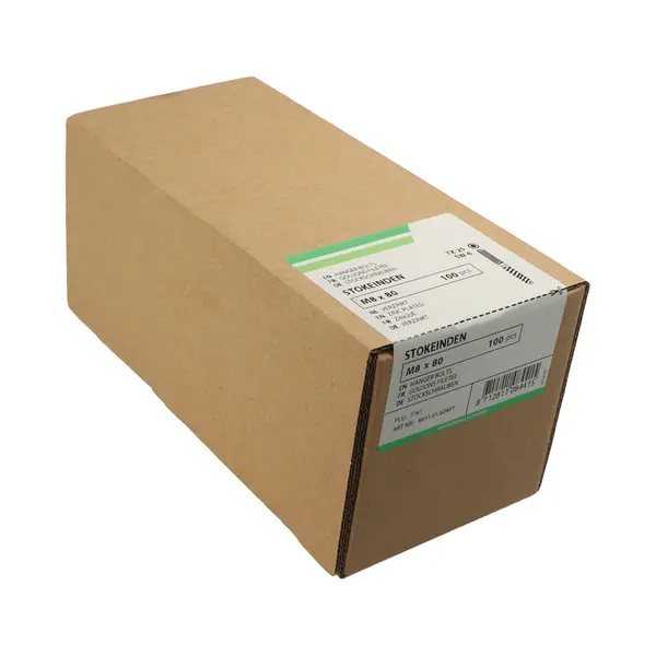 Hoenderdaal Stokeind - Verzinkt Tx-15 - M6 X 40mm (100 Stuks) thumbnail