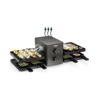 Princess 01.162660.01.001 raclette 8 persoon/personen 1500 W Zwart