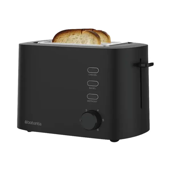 Brabantia BBEK1027 broodrooster 6 2 snede(n) 980 W Zwart thumbnail