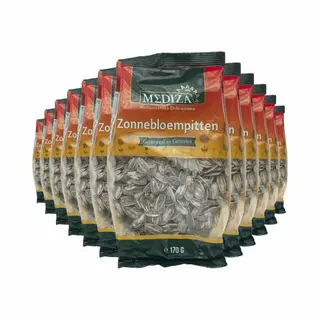 12x Mediza Zonnebloempitten 170 Gr