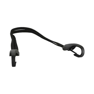 Snelbinder Met 2 Banden En Grote Veiligheidshaak - 57 Cm - Zwart