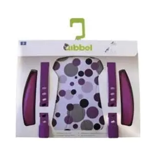 Duodeel Qibbel Stylingset Luxe Dots Purple Achter - Paars