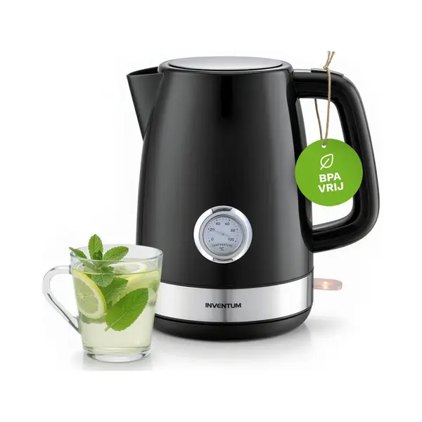 Inventum Waterkoker - 1.7 Liter - Zwart thumbnail