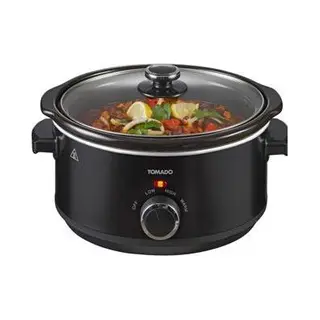 Tomado TSC3501B - Slowcooker - 3, 5 Liter - Keramische Binnenpan - 3 Warmtestanden - Warmhoudfunctie - Zwart