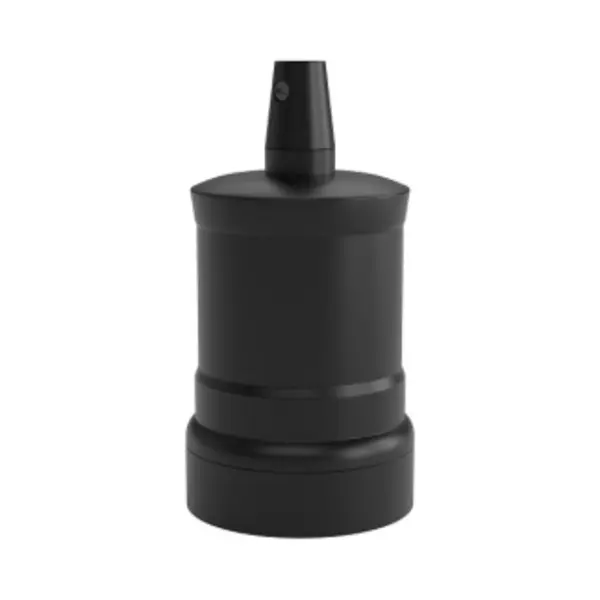 Calex Lamphouder E27 Aluminium Model Piek M-035 Mat Zwart thumbnail