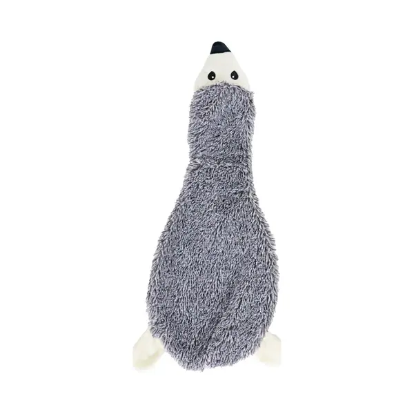 Boon Hondenspeelgoed Egel Plat Pluche + Piep Grijs 55cm thumbnail